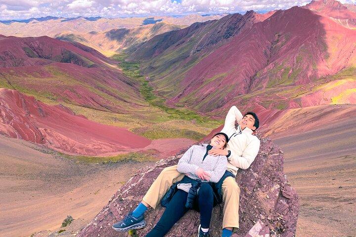 Excursion en quad à Rainbow Mountain et Red Valley : une journée d'aventure