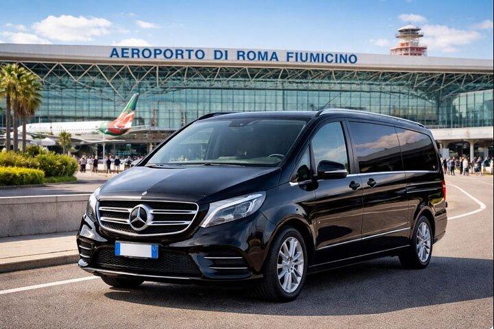 Transferência privada: de Roma para o aeroporto FCO.