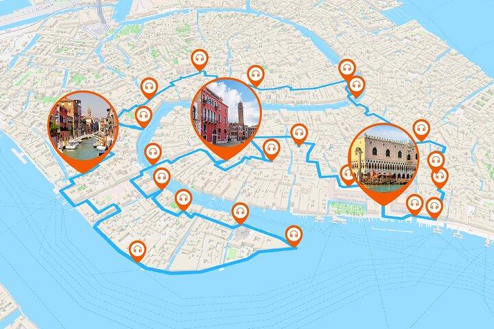 Venise Visite audioguidée à pied 3h30 et 26 commentaires audios