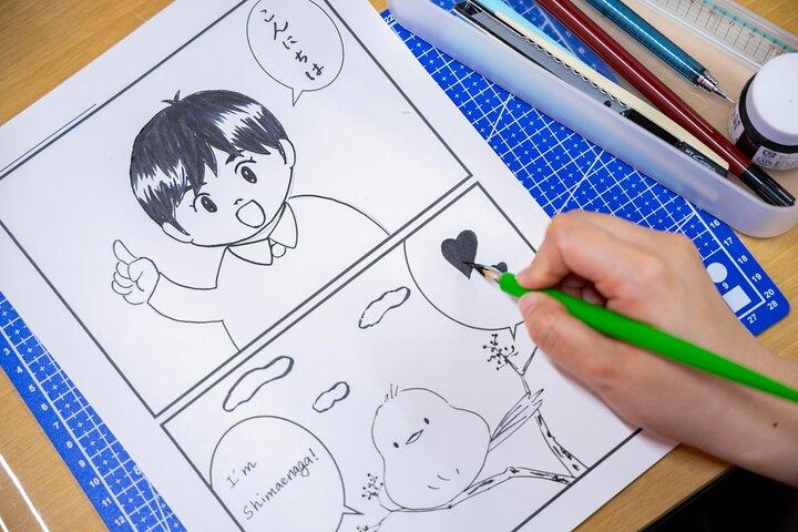 Tokyo Authentic Manga Creation Class em Ginza