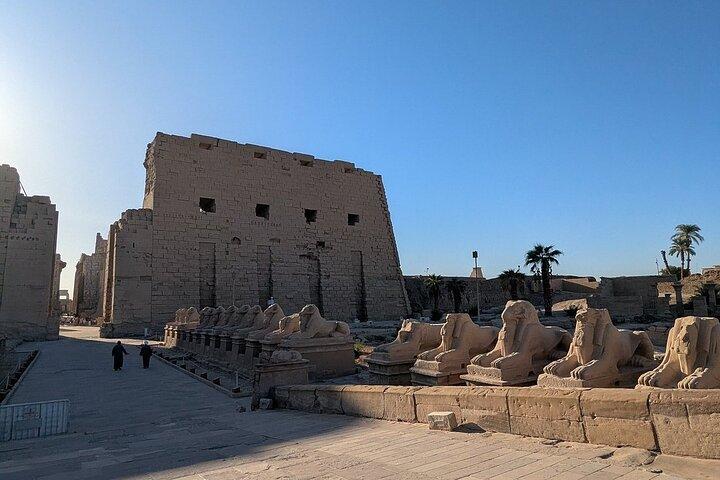Privétour van een halve dag naar Luxor en Karnak-tempels op de Oostoever