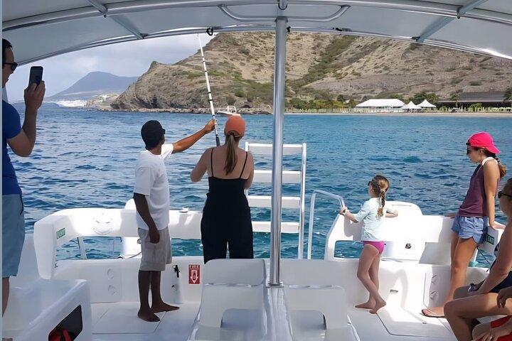 Privat kystbådstur på St. Kitts og Nevis
