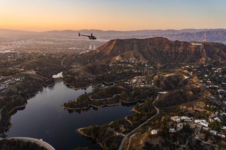 Private helikopter tur af Hollywood tegn, strande og mere