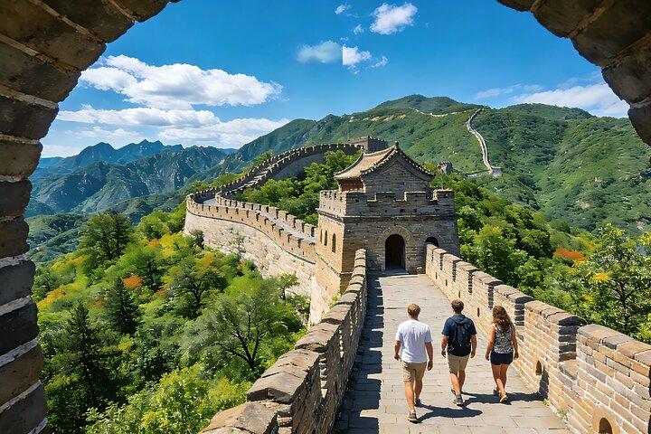 Jinan Private Day Trip nach Mutianyu Great Wall in Peking mit dem Hochgeschwindigkeitszug