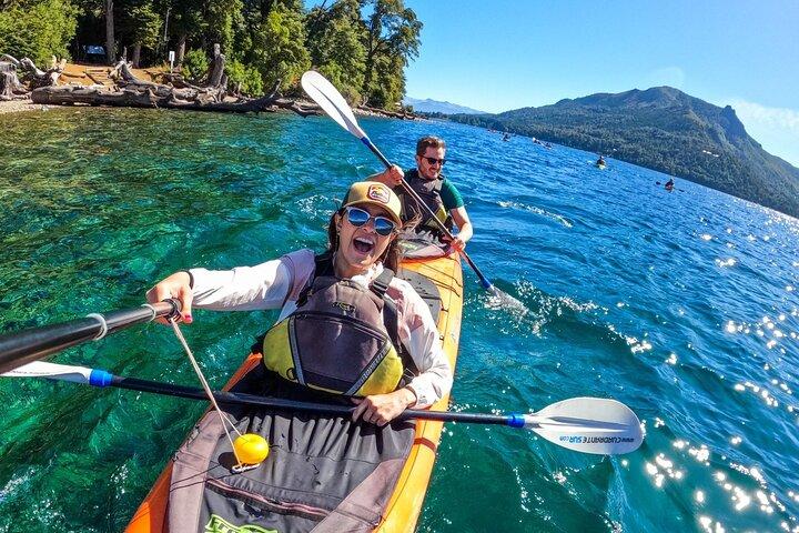 Demi-journée Kayak Aventure Lac Gutierrez à Bariloche