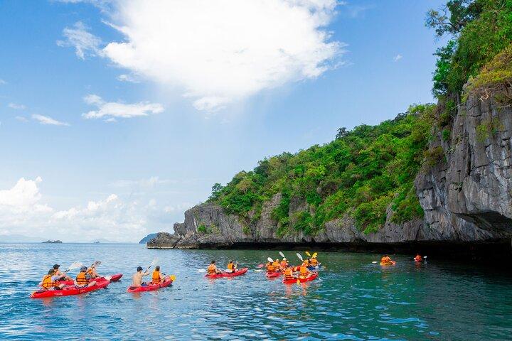 Koh Samui Ang Thong Marine Park Grote Boot Snorkelen & Kajakken