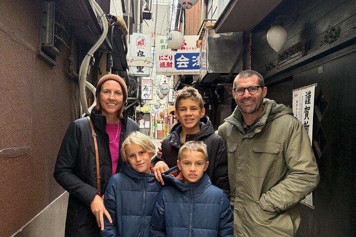 Pontocho efter mörka traditionella Kyoto Walking Food Tour by Guide