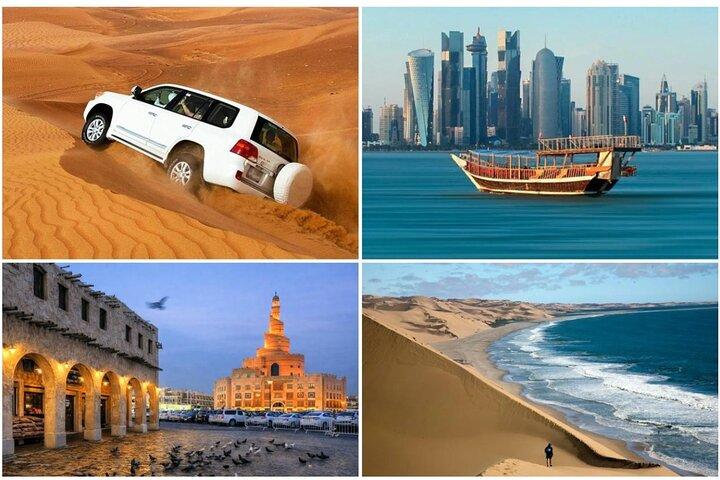 Volledige dag Combo City & Desert Safari Tour vanuit Doha