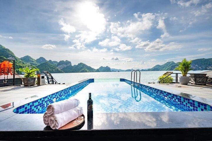 2 Tage Venus Luxus Kreuzfahrt Halong und Lan Ha Bay von Hanoi