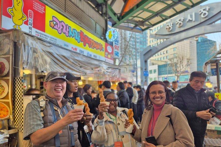 Seoul Lokala vibbar, mat och marknadstur