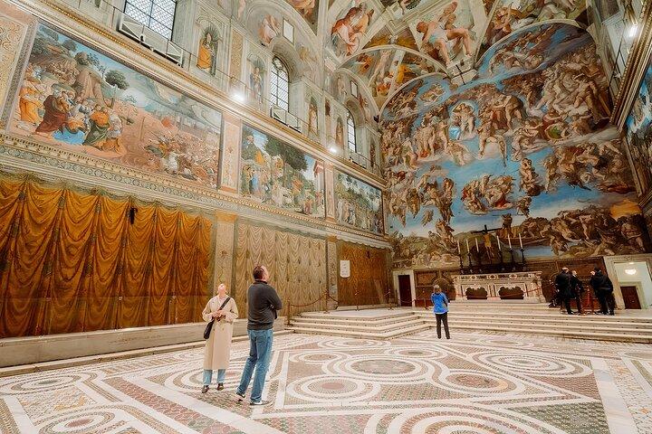 Vaticaans Museum en Sixtijnse Kapel Semi-privétour + Toegang tot het Pantheon