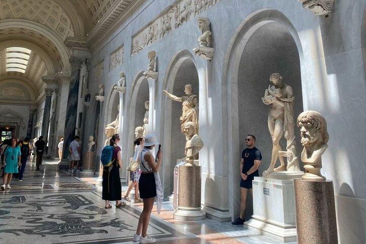 Vaticaans Museum en Sixtijnse Kapel Semi-privétour + Toegang tot het Pantheon