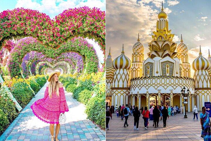 Miracle Garden e Bilhete de Entrada Global Village com Transferência