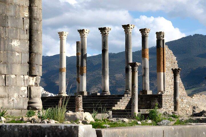 Privé dagtrip van Fez naar Volubilis, Moulay Idriss & Meknes