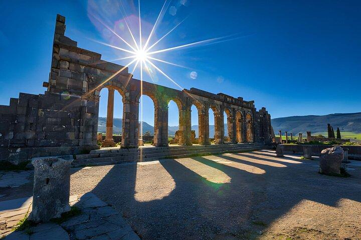 Privé dagtrip van Fez naar Volubilis, Moulay Idriss & Meknes