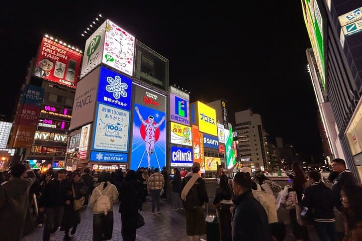 Osaka Private Walking Tour Castle Dotonbori and Shinsekai