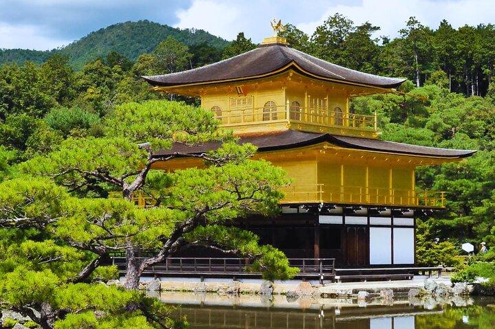 Kyoto Ganztagestour Goldener Pavillon Zen Garden und Bambuswald