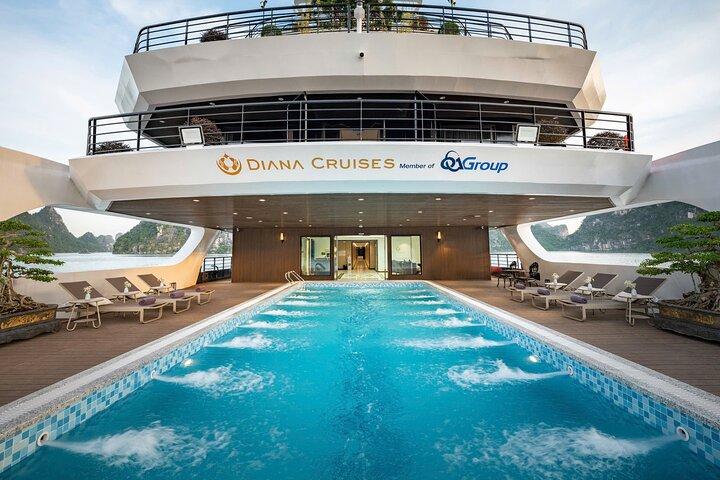Vanuit Hanoi : Diana Luxury 2 - Dag 1 - Nachtcruise Verken Lan Ha Bay