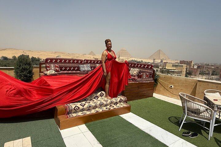 Luksus halvdagstur til Giza Pyramider & Sphinx & Camel ride