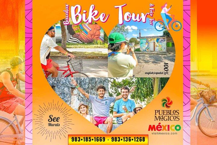 Discover Bacalar Colors by Bike—Fun & Scenic with Lagoon Views!