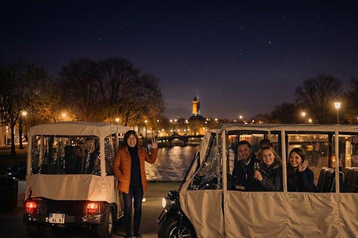 Paris om natten 2 timers privat golfvognstur