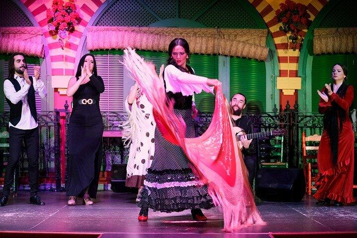 Flamencoshow en diner in Sevilla
