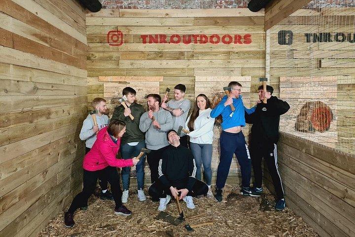 30 Minute Axe Throwing Experience in Llangollen
