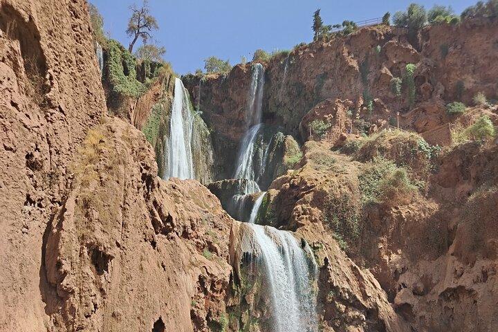 Ouzoud Waterfalls Daytrip från Marrakech."Vattenfall,BarbrieApes"