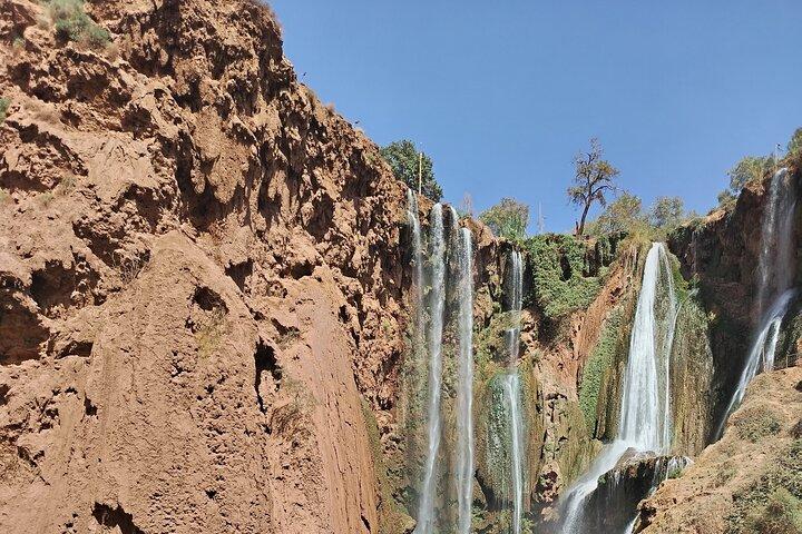 Ouzoud Waterfalls Daytrip från Marrakech."Vattenfall,BarbrieApes"