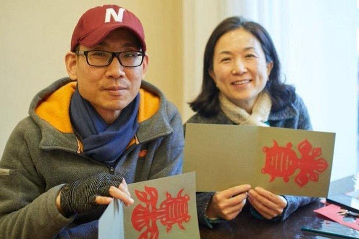 上海で中国語切り絵ワークショップ