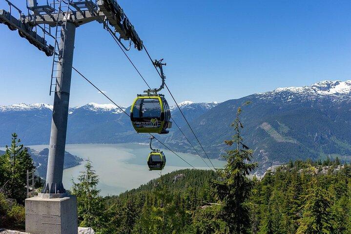 Vancouver Whistler Shannon Falls e tour in gondola dal mare al cielo