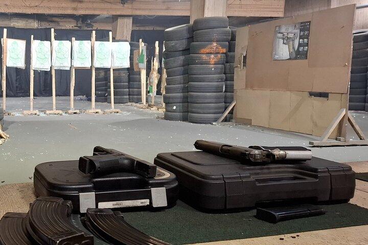 Vilnius Experiência de tiro com armas militares