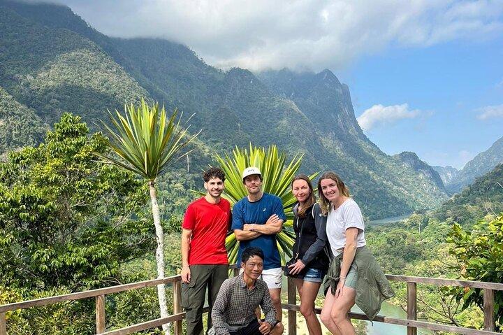 Luang prabang til Nong khiaw 2 dage 1 nat camping Nong Khiaw Peak
