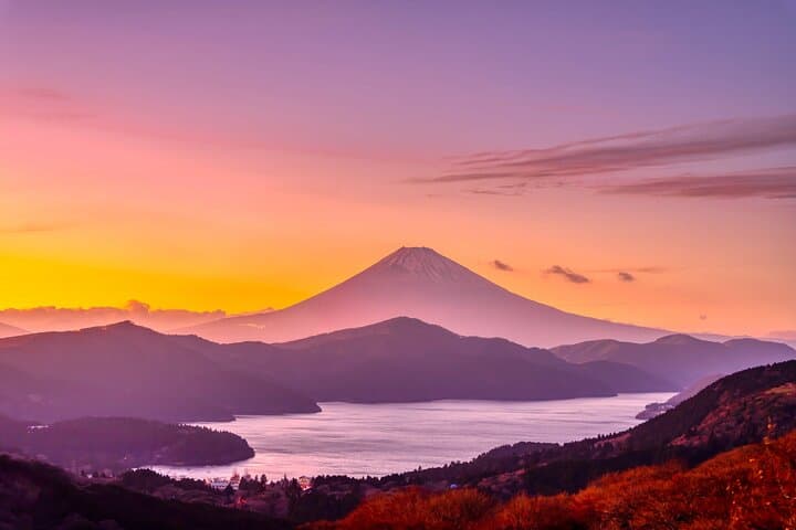 Mt. Fuji and Hakone Private Day Tour by Bullet Train and Car