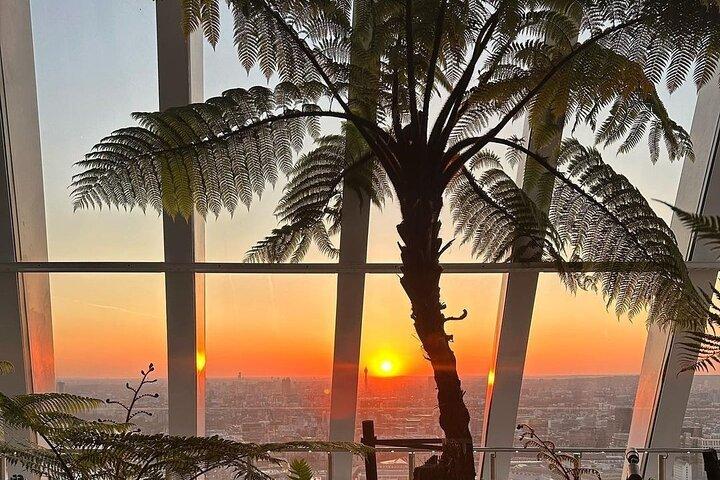 Billet d'accès au Sky Garden + dîner de 2 plats au restaurant Larch