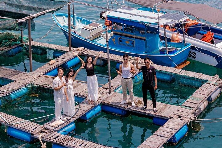 Descubra Nha Trang Bay: Cruzeiro de um dia com snorkeling, caiaque e almoço
