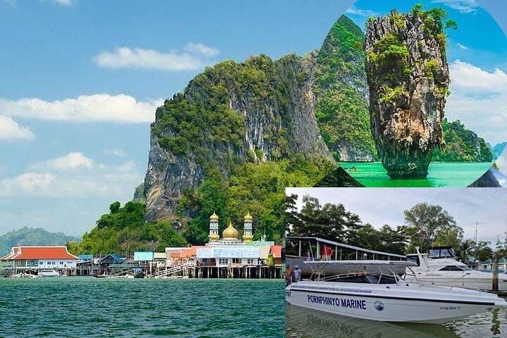 Lancha rápida VIP privada a la bahía de Phang Nga