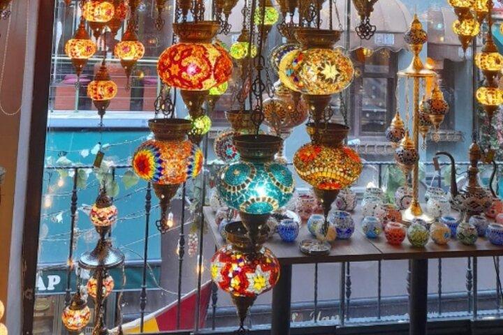 Istanbul traditionell mosaiklampa Workshop