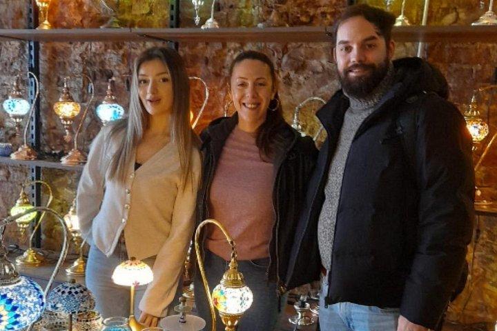 Taller de lámpara de mosaico tradicional de Estambul