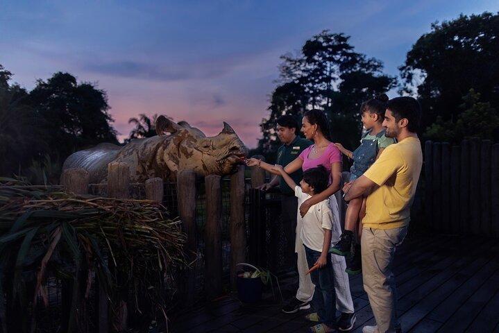 Singapur Nacht Safari Eintrittskarte mit Straßenbahn