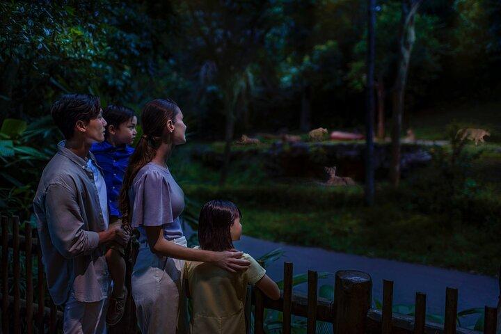 Singapur Nacht Safari Eintrittskarte mit Straßenbahn