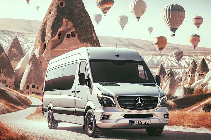 Transfert privé des hôtels de Cappadoce à l'aéroport de Kayseri Erkilet (ASR)