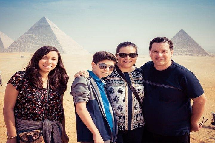 Ganztägige Pyramiden von Giza&Sphinx & kostenloser Kamelritt&Flucca& Mittagessen