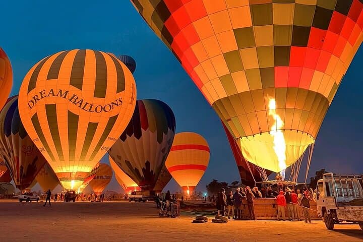 Hot Air Balloon Riding in Luxor with Hotel Pickup & Drop-off
