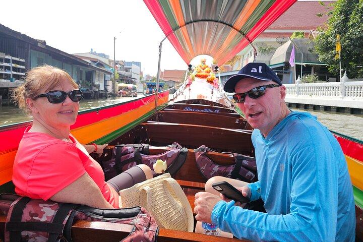 Tour privado en barco por el Canal de Bangkok