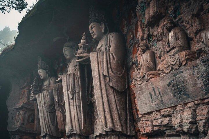 Dazu Rock Carving Cultural Day Tour from Chongqing City