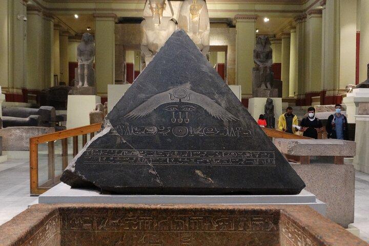 Kairo lille gruppe, pyramider, sfinx og gamle museum fra Hurghada