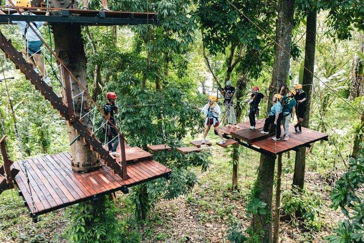 Aventura en tirolina de Khao Lak en Sky Rock