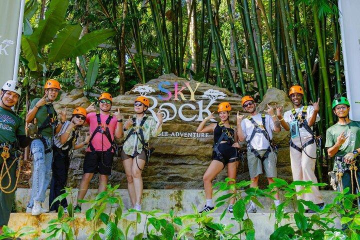 Aventura en tirolina de Khao Lak en Sky Rock