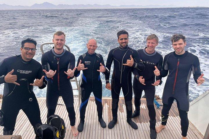 ハルガダスキューバダイビング旅行 2ダイブストップランチ付き送迎付き